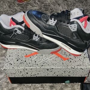 Jordan Kids Sneakers Black and Red